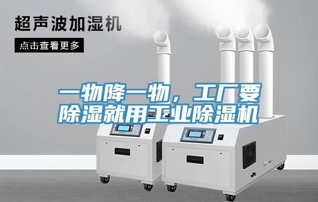一物降一物，工廠要除濕就用工業(yè)除濕機(jī)