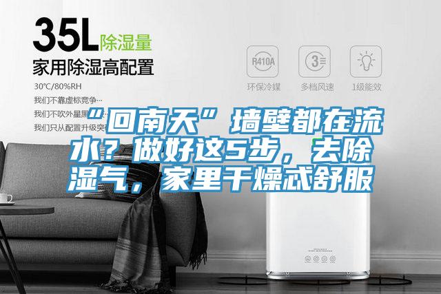 “回南天”墻壁都在流水？做好這5步，去除濕氣，家里干燥忒舒服