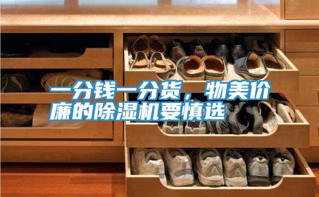 一分錢一分貨，物美價廉的除濕機要慎選