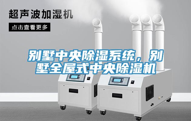 別墅中央除濕系統(tǒng)，別墅全屋式中央除濕機(jī)