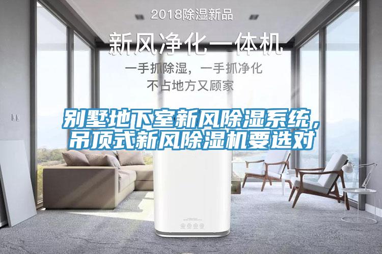 別墅地下室新風(fēng)除濕系統(tǒng)，吊頂式新風(fēng)除濕機(jī)要選對(duì)