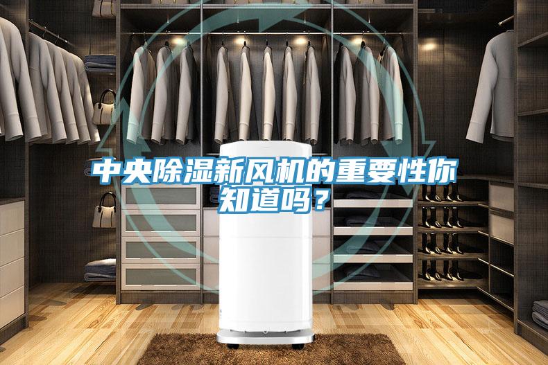 中央除濕新風(fēng)機的重要性你知道嗎？