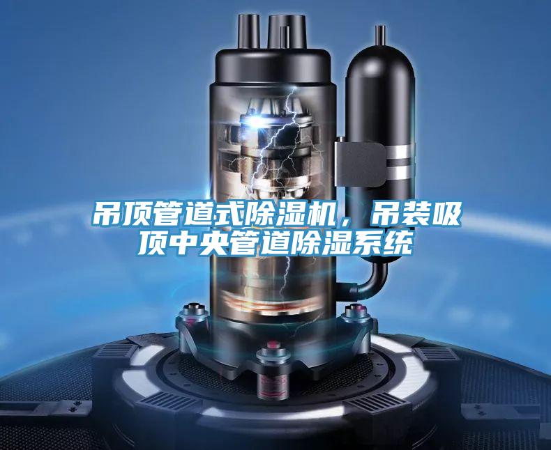 吊頂管道式除濕機，吊裝吸頂中央管道除濕系統(tǒng)