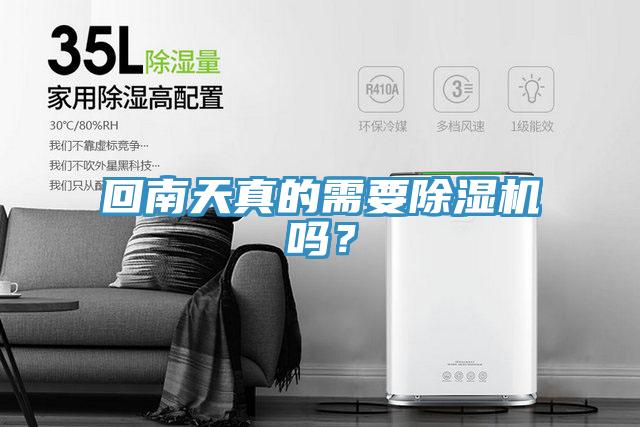 回南天真的需要除濕機嗎？