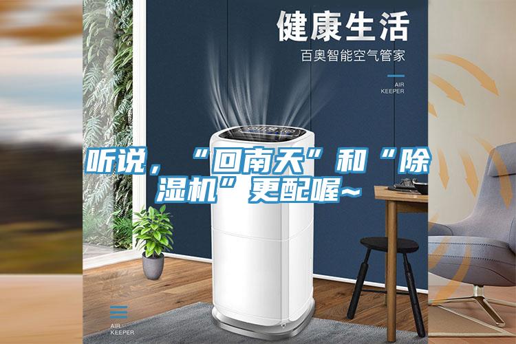 聽說，“回南天”和“除濕機(jī)”更配喔~