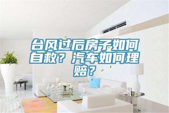 臺(tái)風(fēng)過后房子如何自救？汽車如何理賠？