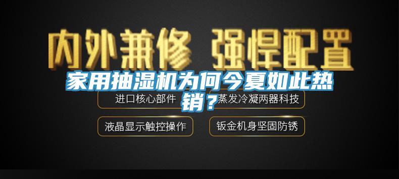 家用抽濕機(jī)為何今夏如此熱銷？