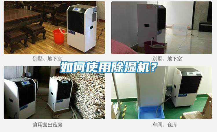 如何使用除濕機？