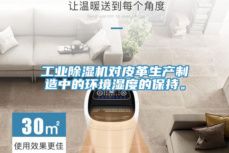 工業(yè)除濕機(jī)對皮革生產(chǎn)制造中的環(huán)境濕度的保持。
