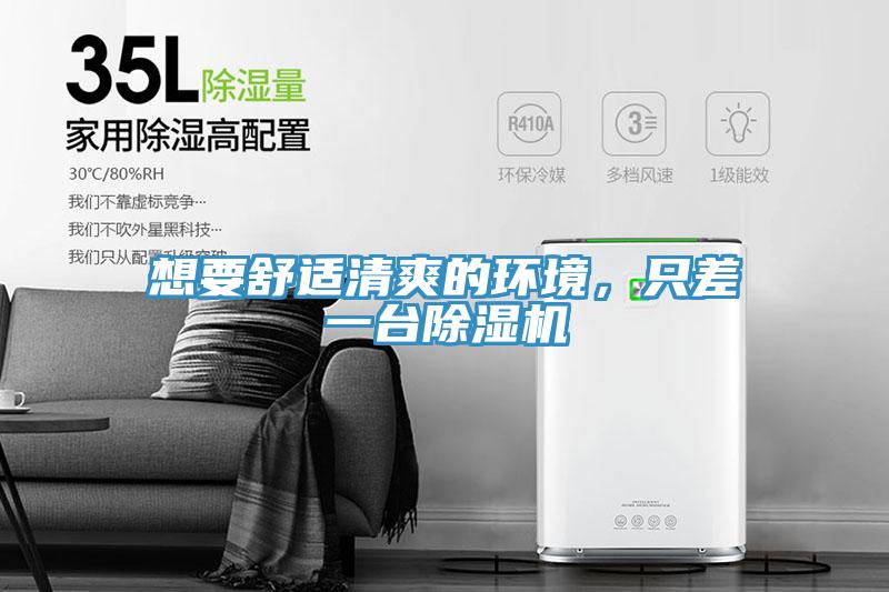 想要舒適清爽的環(huán)境，只差一臺(tái)除濕機(jī)