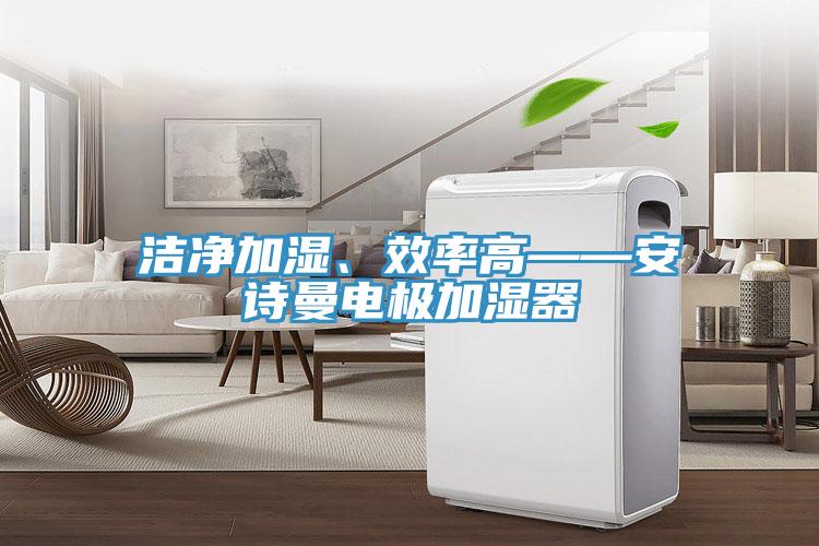 潔凈加濕、效率高——安詩曼電極加濕器