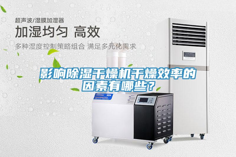 影響除濕干燥機(jī)干燥效率的因素有哪些？