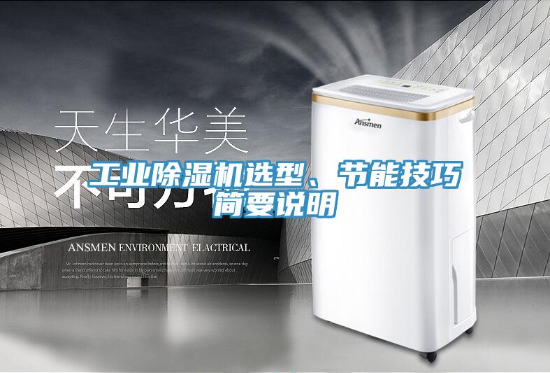 工業(yè)除濕機(jī)選型、節(jié)能技巧簡要說明