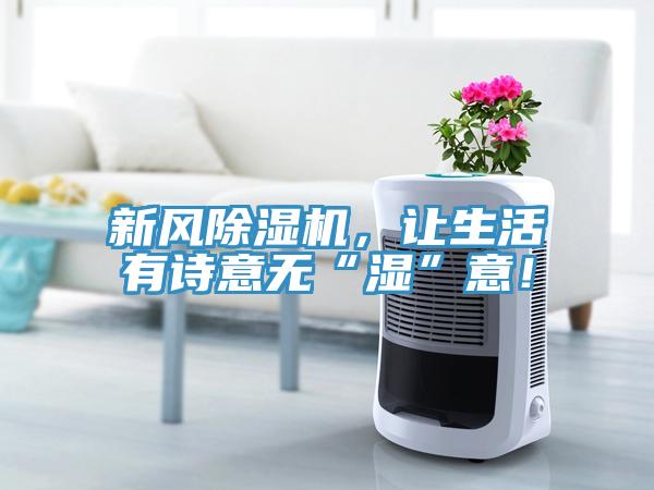 新風(fēng)除濕機(jī)，讓生活有詩(shī)意無(wú)“濕”意！