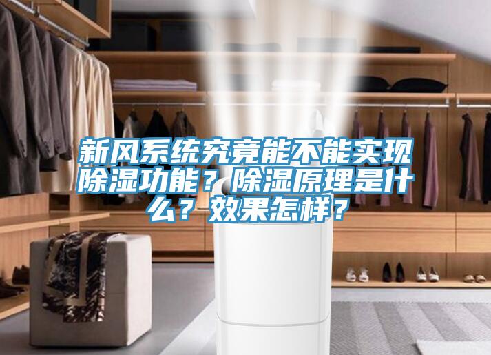 新風系統(tǒng)究竟能不能實現(xiàn)除濕功能？除濕原理是什么？效果怎樣？
