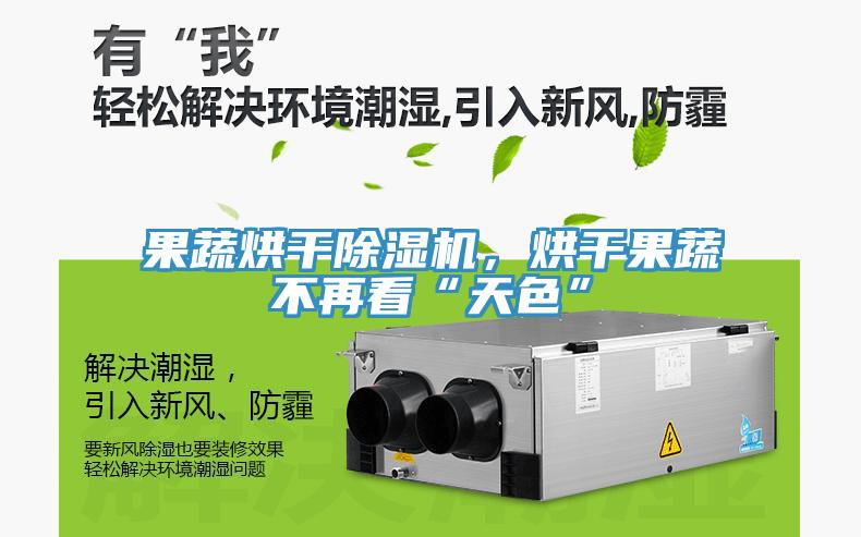果蔬烘干除濕機(jī)，烘干果蔬不再看“天色”
