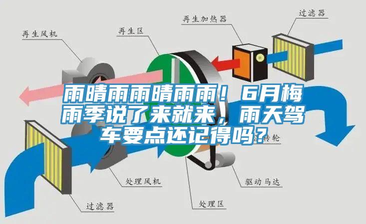 雨晴雨雨晴雨雨！6月梅雨季說了來就來，雨天駕車要點還記得嗎？