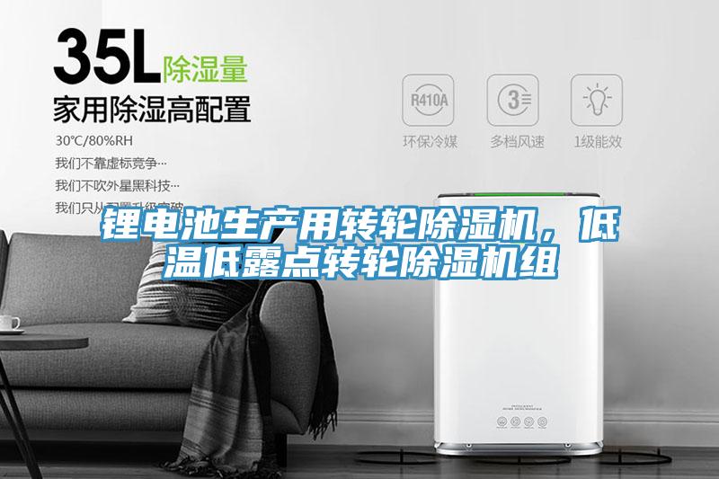 鋰電池生產(chǎn)用轉(zhuǎn)輪除濕機(jī)，低溫低露點(diǎn)轉(zhuǎn)輪除濕機(jī)組