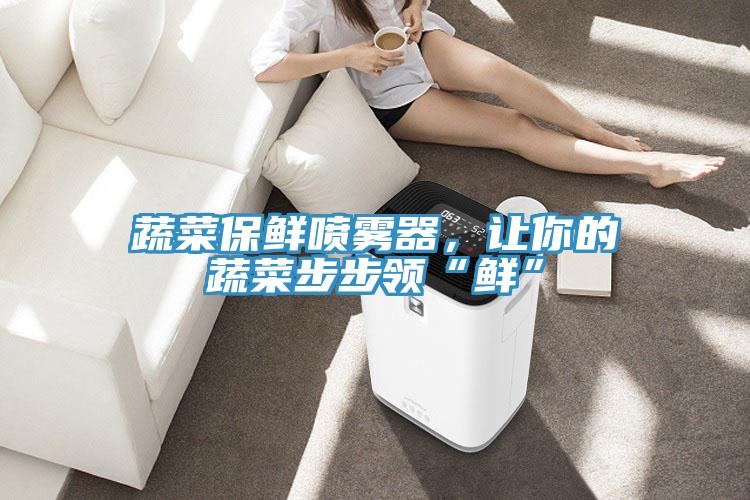 蔬菜保鮮噴霧器，讓你的蔬菜步步領(lǐng)“鮮”