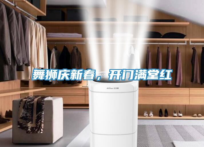 舞獅慶新春，開門滿堂紅