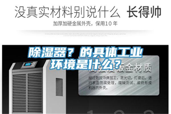 除濕器？的具體工業(yè)環(huán)境是什么？