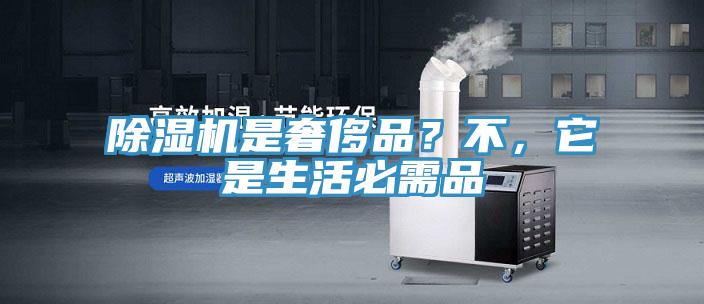 除濕機(jī)是奢侈品？不，它是生活必需品