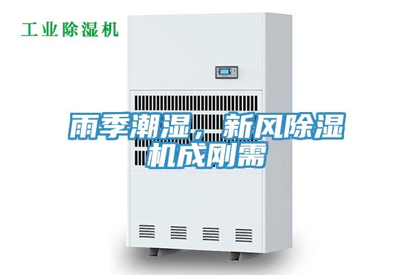 雨季潮濕，新風除濕機成剛需