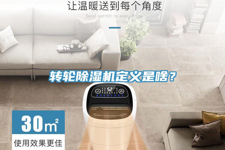 轉(zhuǎn)輪除濕機(jī)定義是啥？