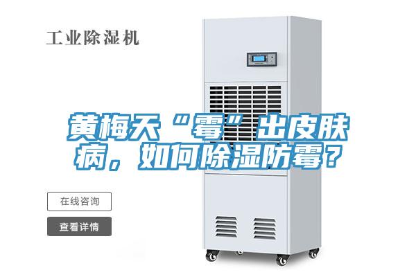 黃梅天“霉”出皮膚病，如何除濕防霉？