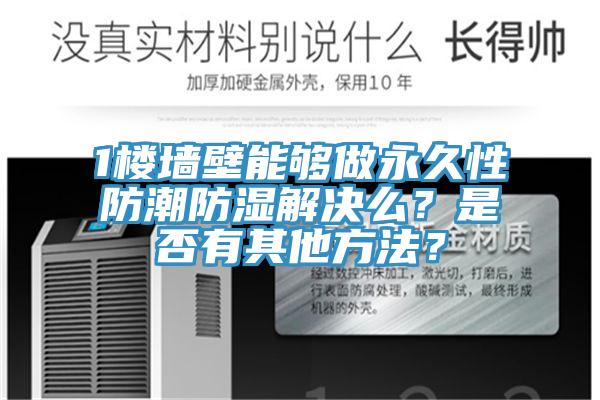 1樓墻壁能夠做永久性防潮防濕解決么？是否有其他方法？