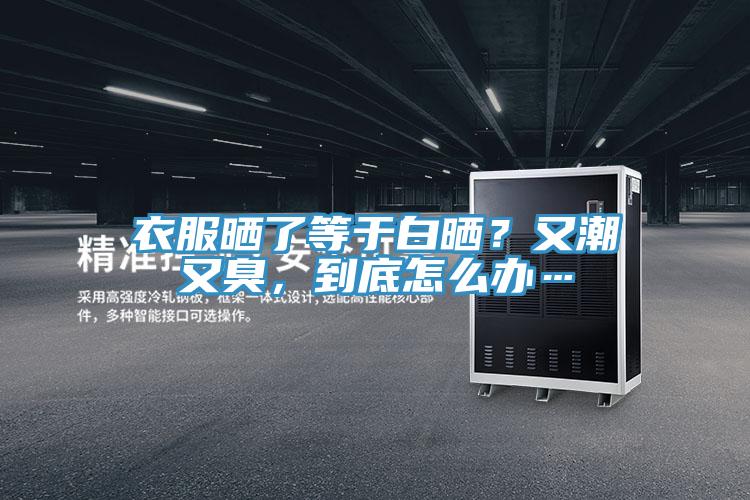 衣服曬了等于白曬？又潮又臭，到底怎么辦…