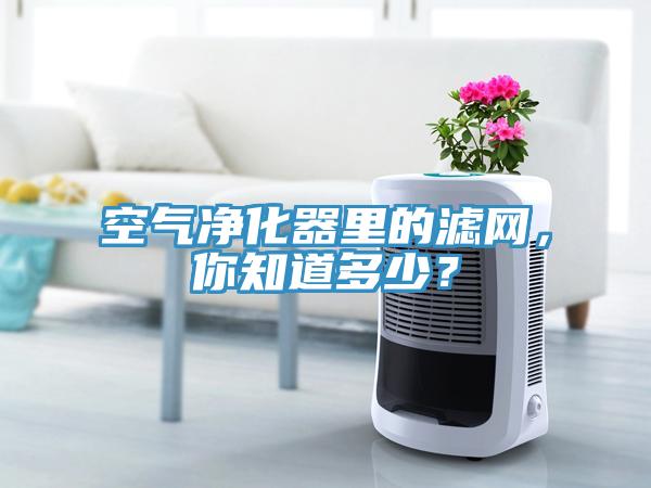 空氣凈化器里的濾網(wǎng)，你知道多少？