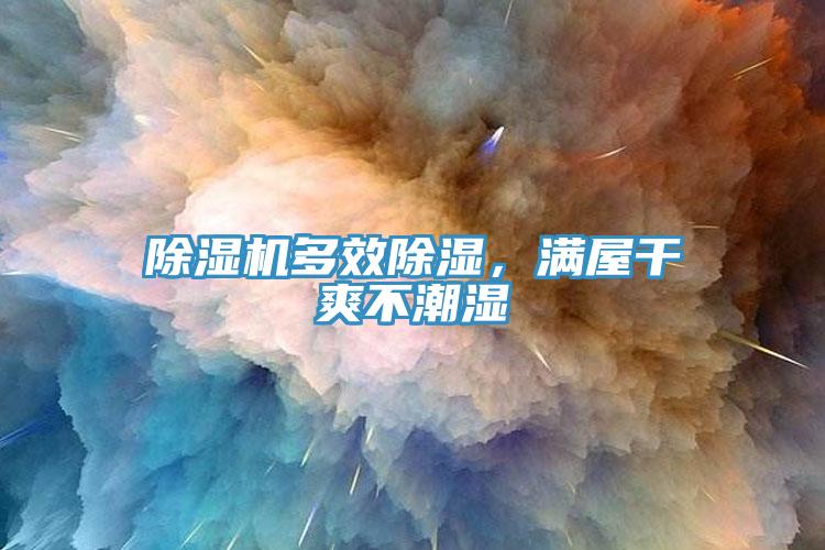 除濕機多效除濕，滿屋干爽不潮濕