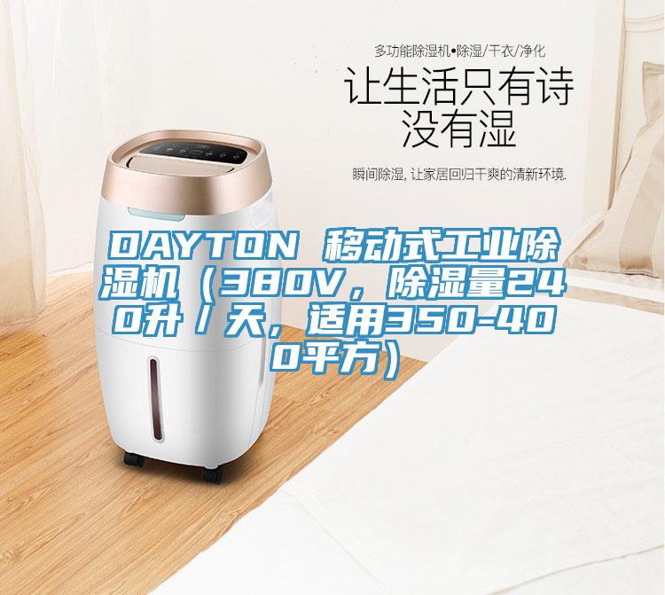 DAYTON 移動(dòng)式工業(yè)除濕機(jī)（380V，除濕量240升／天，適用350-400平方）