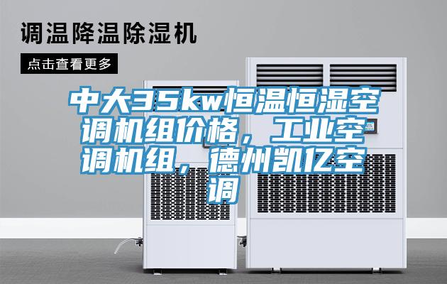 中大35kw恒溫恒濕空調(diào)機組價格，工業(yè)空調(diào)機組，德州凱億空調(diào)