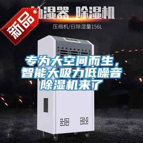 專為大空間而生，智能大吸力低噪音除濕機來了