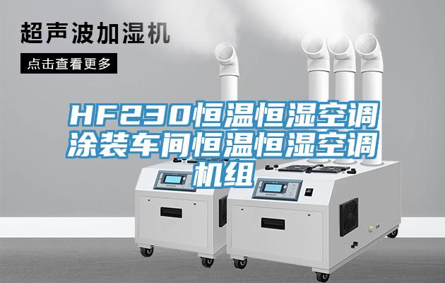 HF230恒溫恒濕空調(diào)涂裝車間恒溫恒濕空調(diào)機組