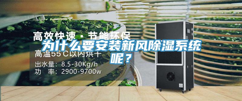 為什么要安裝新風(fēng)除濕系統(tǒng)呢？