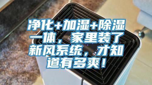凈化+加濕+除濕一體，家里裝了新風系統(tǒng)，才知道有多爽！