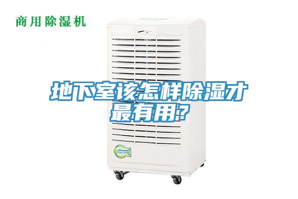 地下室該怎樣除濕才最有用？
