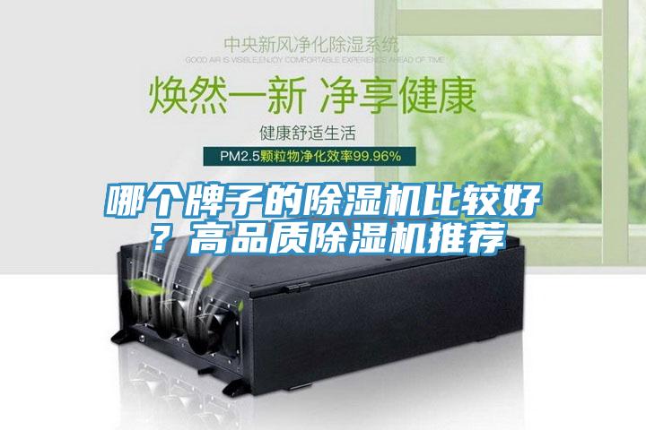 哪個牌子的除濕機比較好？高品質(zhì)除濕機推薦