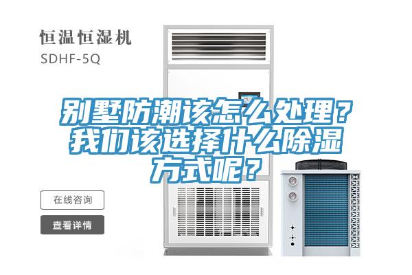 別墅防潮該怎么處理？我們該選擇什么除濕方式呢？