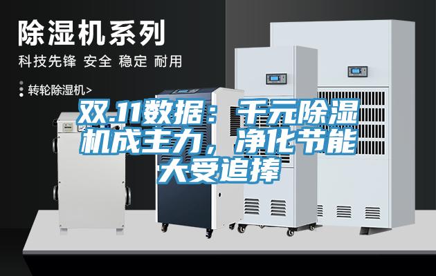 雙.11數(shù)據(jù)：千元除濕機(jī)成主力，凈化節(jié)能大受追捧