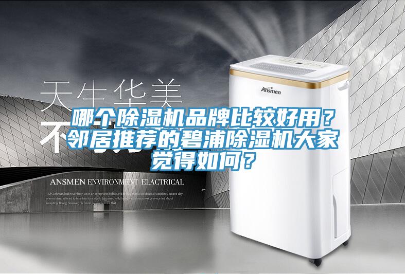 哪個(gè)除濕機(jī)品牌比較好用？鄰居推薦的碧浦除濕機(jī)大家覺得如何？