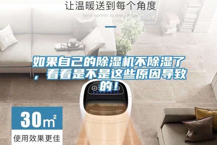 如果自己的除濕機(jī)不除濕了，看看是不是這些原因?qū)е碌模?></div>
								<div   id=