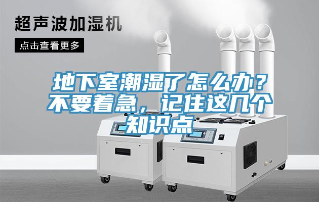 地下室潮濕了怎么辦？不要著急，記住這幾個(gè)知識(shí)點(diǎn)