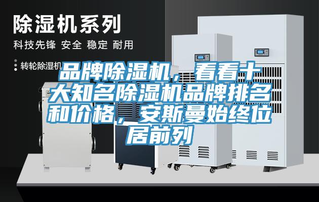 品牌除濕機，看看十大知名除濕機品牌排名和價格，安斯曼始終位居前列