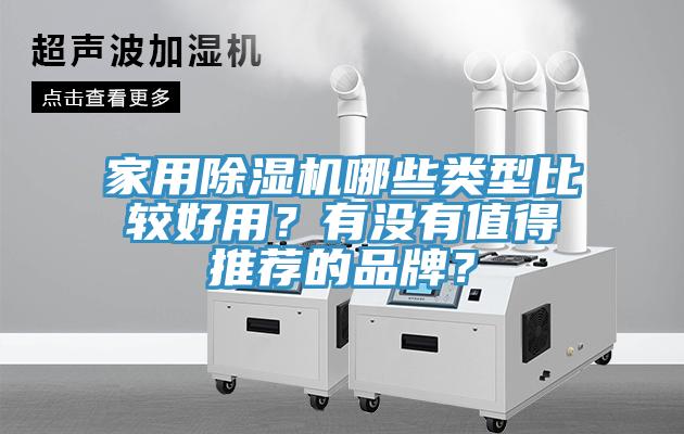 家用除濕機(jī)哪些類型比較好用？有沒有值得推薦的品牌？