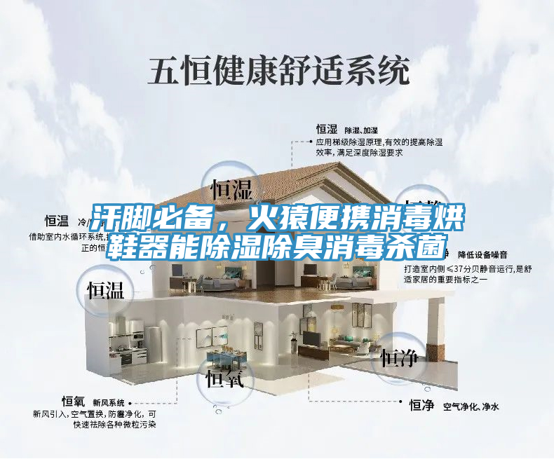 汗腳必備，火猿便攜消毒烘鞋器能除濕除臭消毒殺菌
