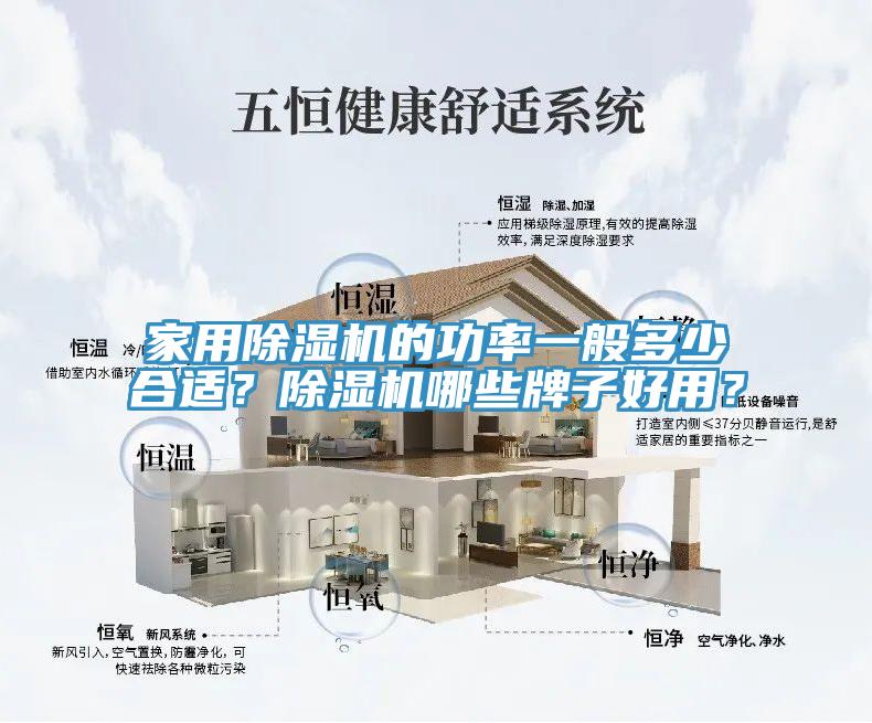 家用除濕機的功率一般多少合適？除濕機哪些牌子好用？